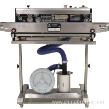 continuous Gas Filling Heat band sealer Sealing Machine